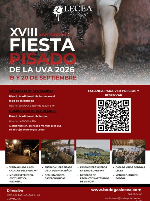 FIESTA DEL PISADO DE LA UVA 2026 19 y 20 de septiembre